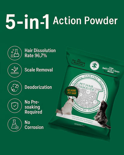 Up to 30% Pet Hair Dissolver for Washing Machine Pack of 6