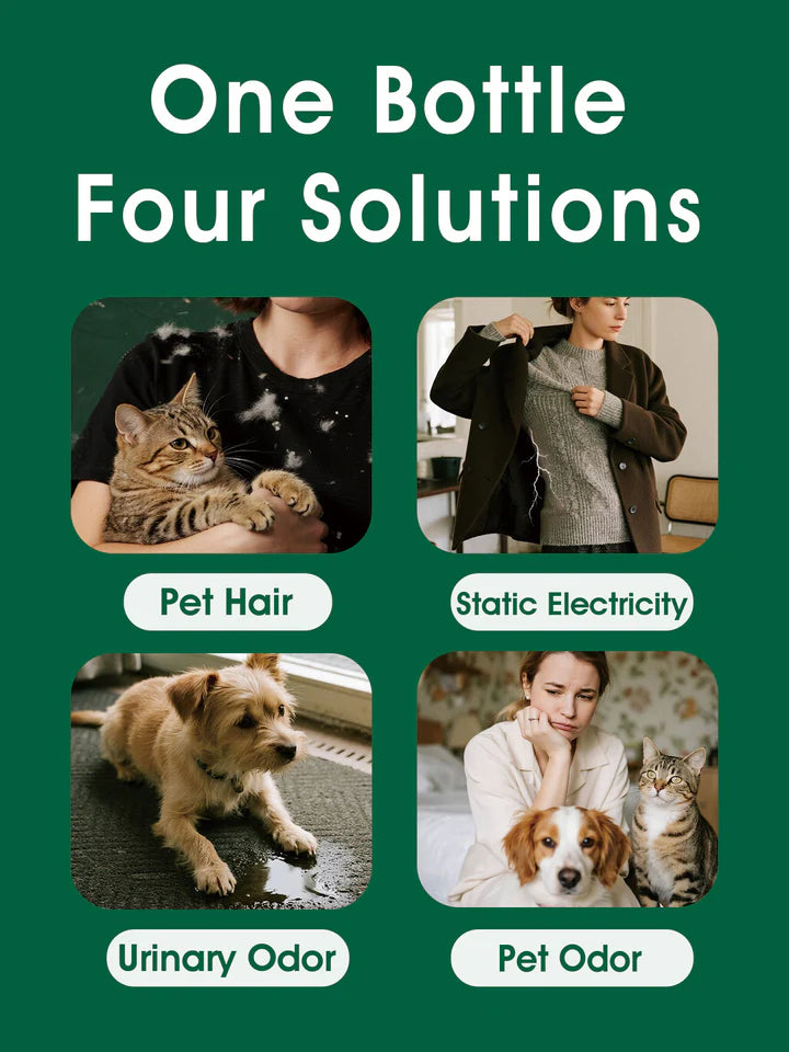 Up to 30% 4-in-1 Pet Hair Remover & Odor Neutralizer Spray