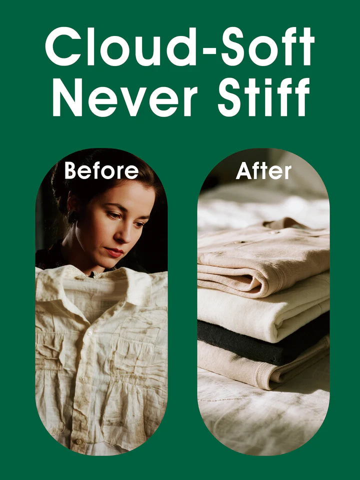 Up to 30% Fabric Softener Liquid(Non-Dissolving) + Stain Remover, Removes Residue & Odors, Cedar Scent