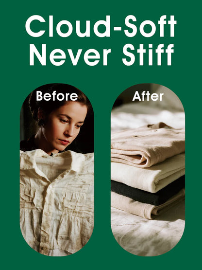 Up to 30% Fabric Softener Liquid(Non-Dissolving) + Stain Remover, Removes Residue & Odors, Cedar Scent