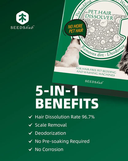 Up to 30% Pet Hair Dissolver for Washing Machine Pack of 2
