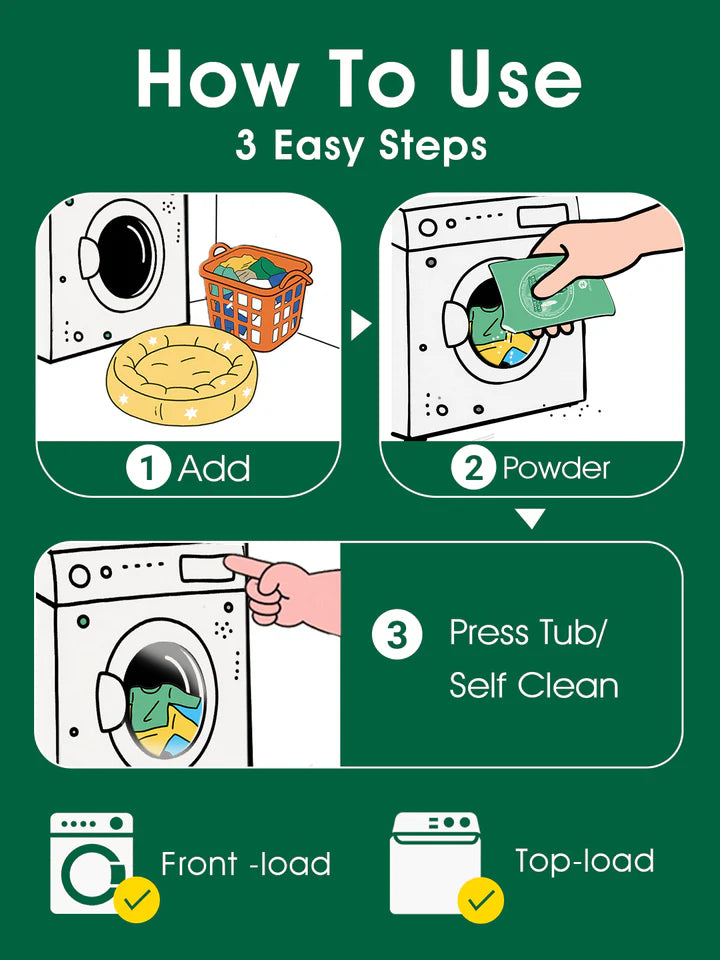 Up to 30% PET HAIR DISSOLVING LAUNDRY POWDER