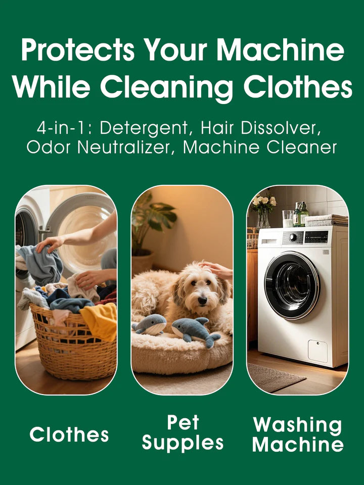 Up to 30% PET HAIR DISSOLVING LAUNDRY POWDER