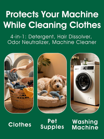 Up to 30% PET HAIR DISSOLVING LAUNDRY POWDER