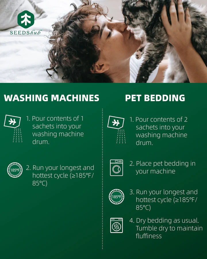Up to 30% Pet Hair Dissolver for Washing Machine Pack of 6
